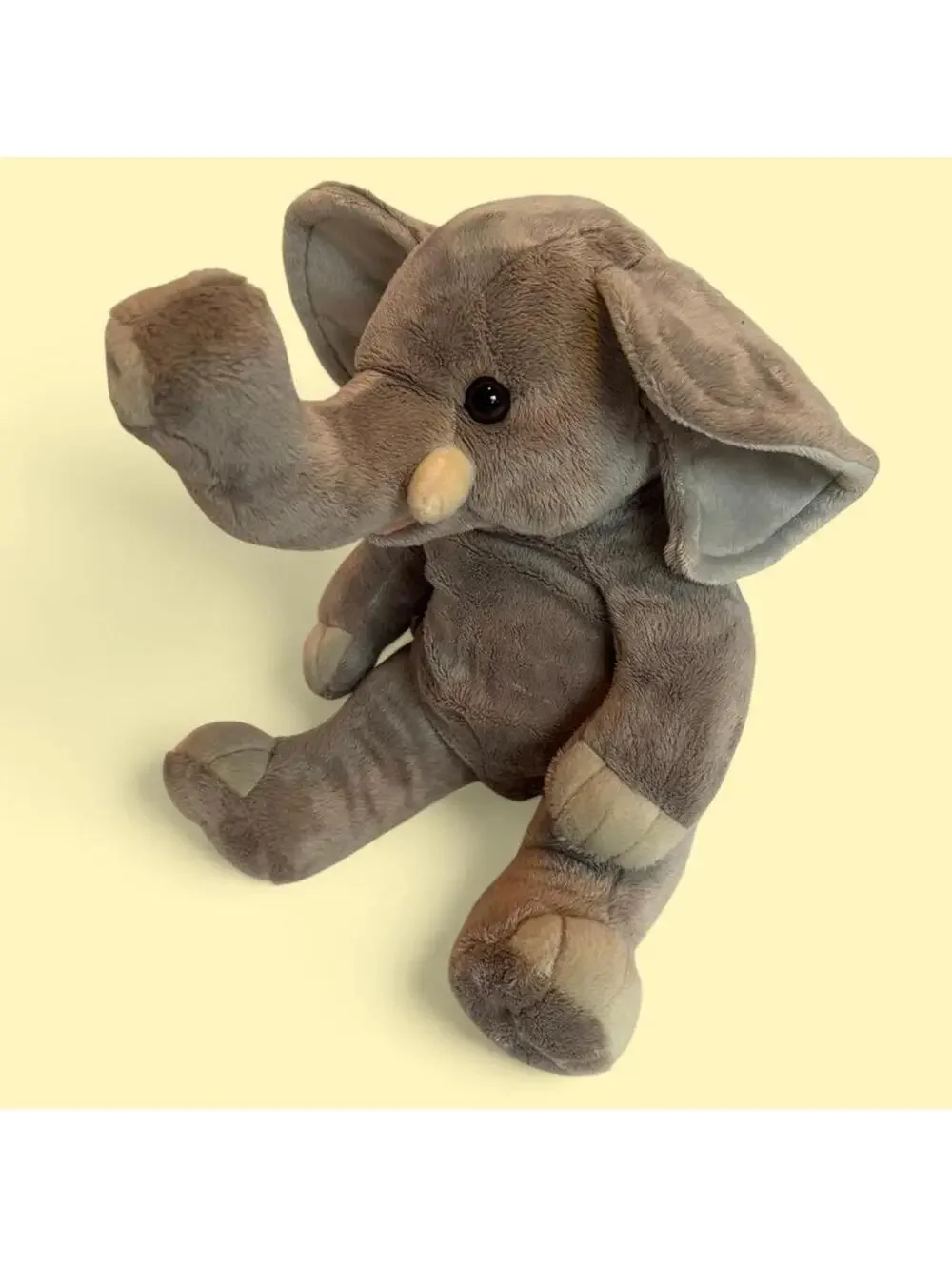 Build-A-Bear Workshop Gray Elephant Plush Toy, approximately 11” seated